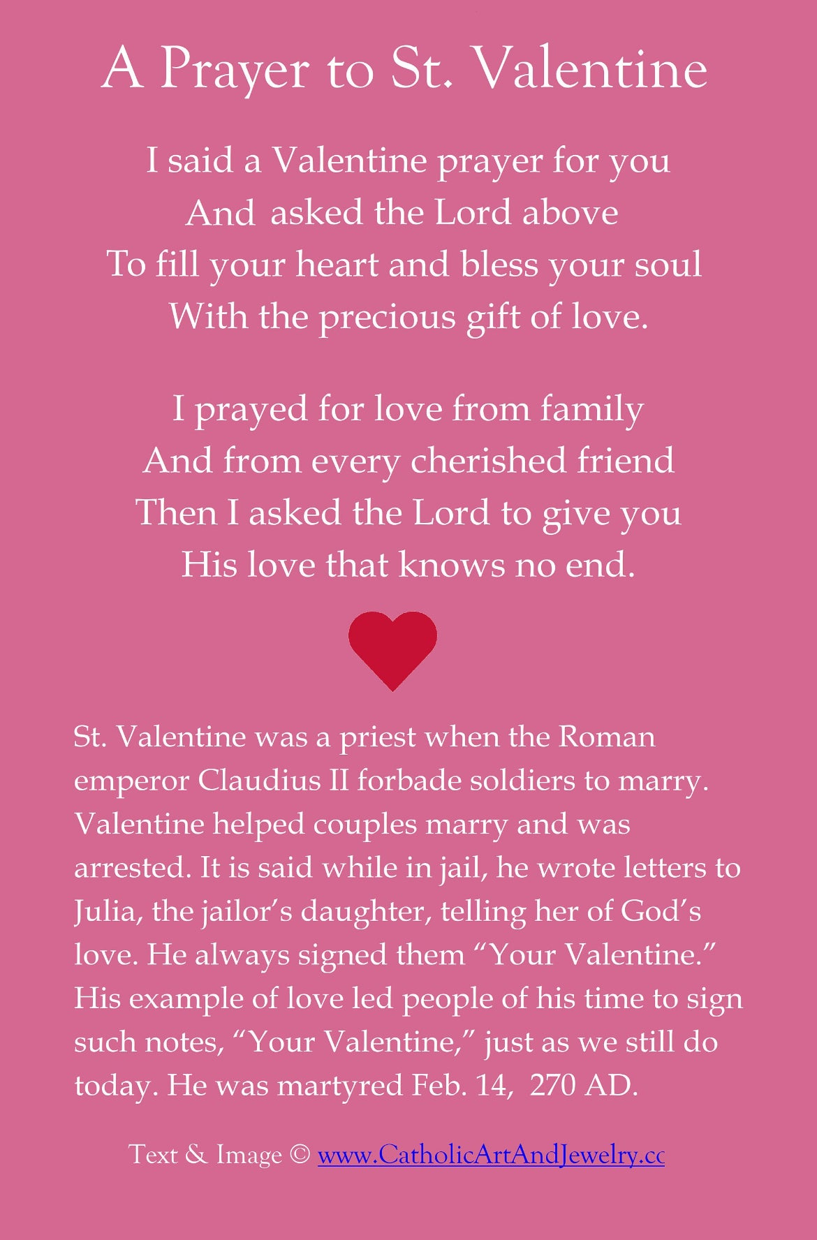 St. Valentine Edition