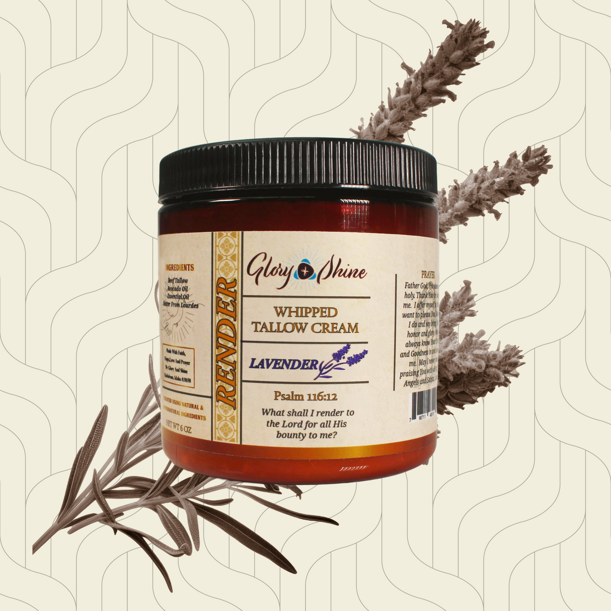 Lavender Whipped Tallow Cream