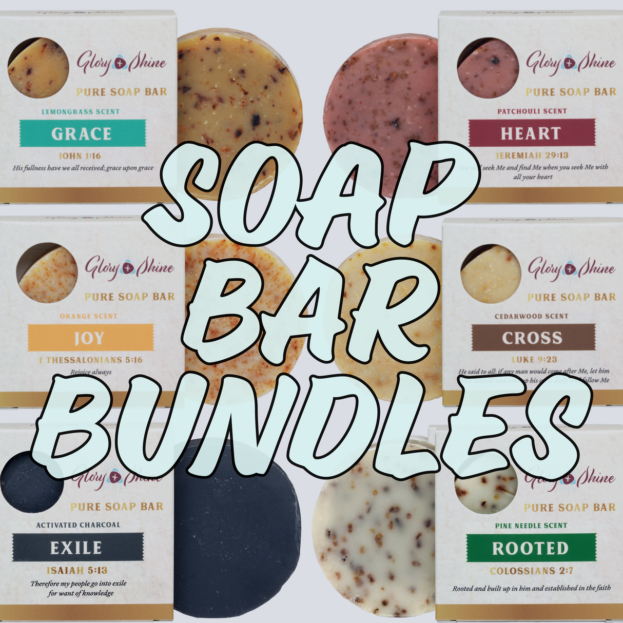 Soap Bar Bundle - 6 Pack
